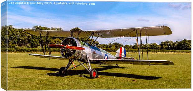 Avro Tutor - Colour Version Canvas Print by Barrie May