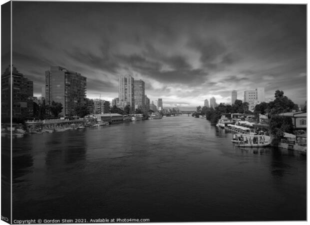 Black Nile Canvas Print by Gordon Stein