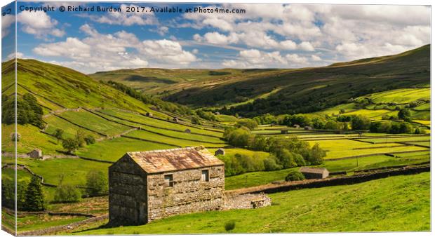 The Barns at Thwaite Canvas Print by Richard Burdon