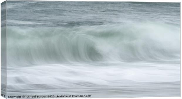 Waves Canvas Print by Richard Burdon