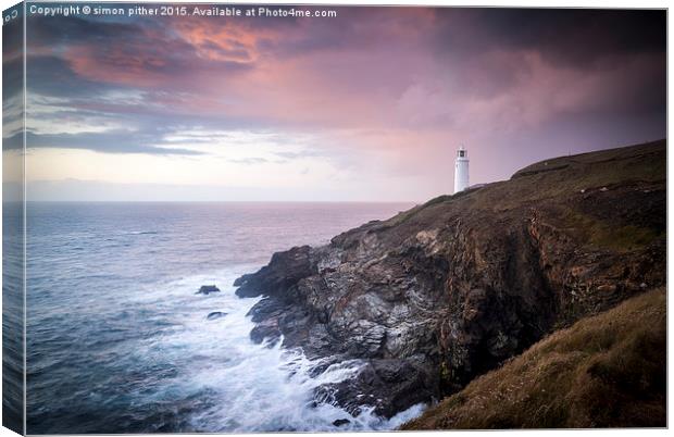  Trevose Head Canvas Print by simon pither