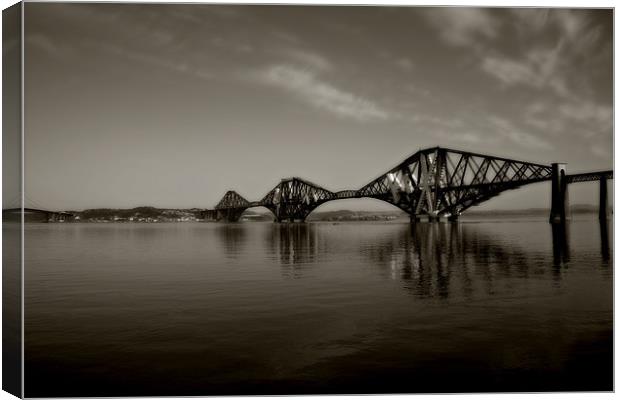 Forth Railway Bridge Canvas Print by Reg Atkinson