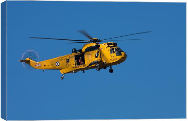 Seaking Helicopter Canvas Print by Gail Johnson