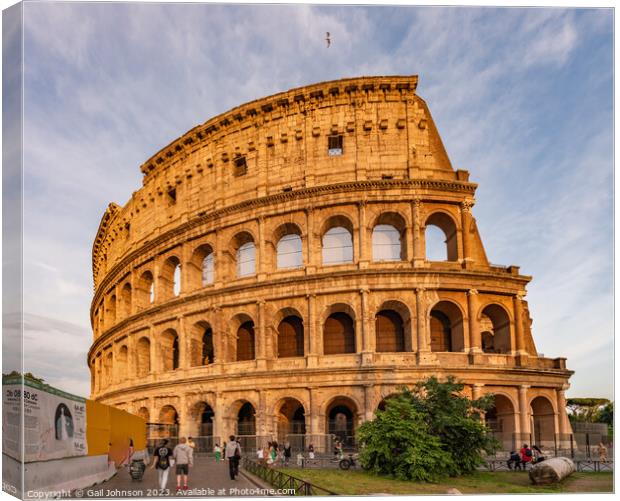 Views around the Italian city of Rome Canvas Print by Gail Johnson