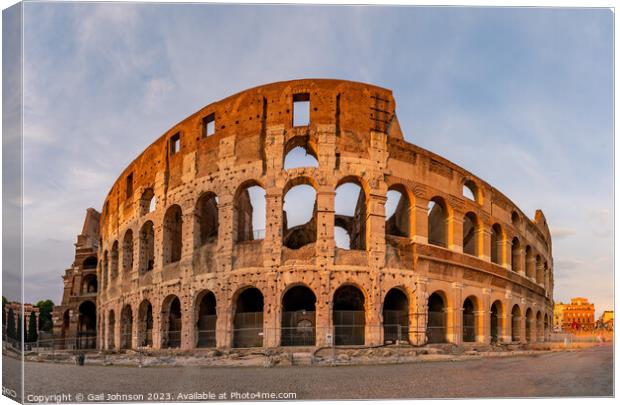 Views around the Italian city of Rome Canvas Print by Gail Johnson