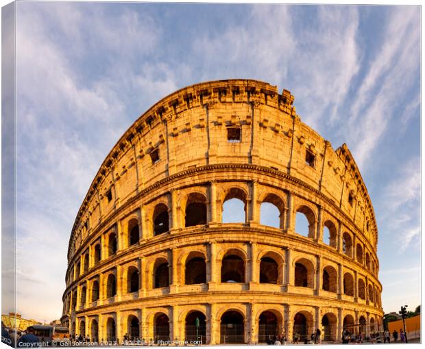 Views around the Italian city of Rome Canvas Print by Gail Johnson