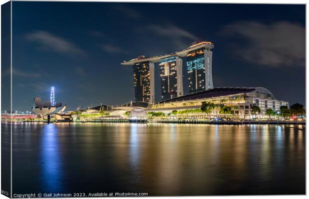 Views around Singapore , Asia,  Canvas Print by Gail Johnson