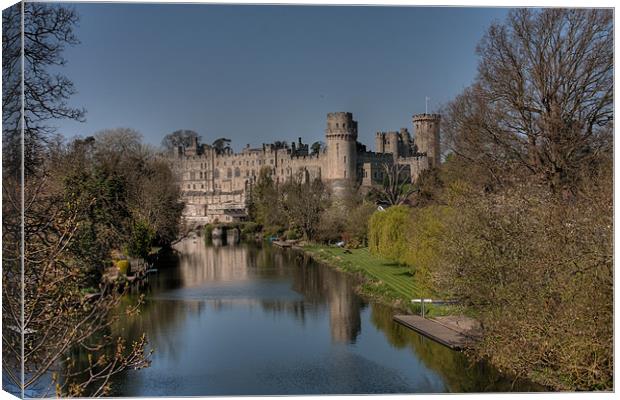 View of Warwick Castle Canvas Print by Gail Johnson