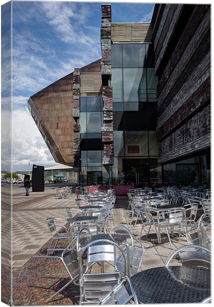 Cardiff Bay Canvas Print by Gail Johnson