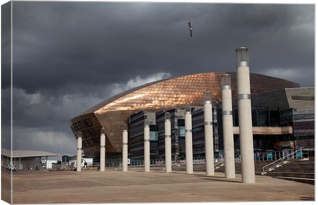 Cardiff Bay Canvas Print by Gail Johnson