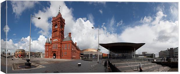 Cardiff Bay Canvas Print by Gail Johnson