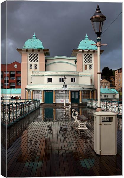 Penarth Pier Canvas Print by Gail Johnson