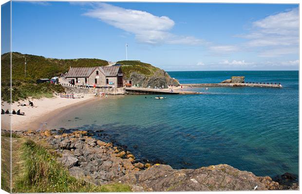 Porth Dinllaen lifeboat station Canvas Print by Gail Johnson