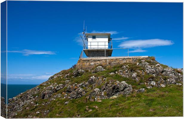 Coastguard Look Out Canvas Print by Gail Johnson