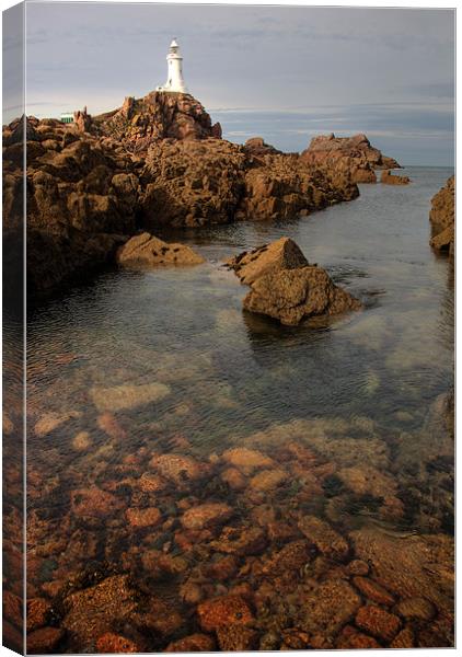 Corbiere Lighthouse Canvas Print by Gail Johnson