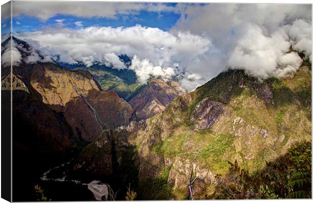 Machu Picchu Canvas Print by Gail Johnson