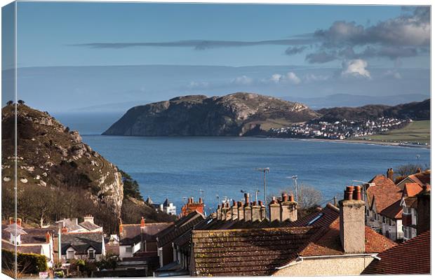 Llandudno Canvas Print by Gail Johnson