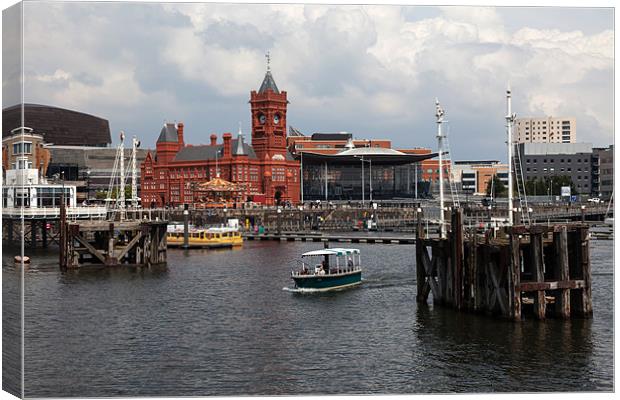 Cardiff bay Canvas Print by Gail Johnson