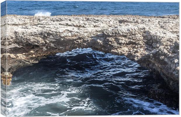 natural arch Canvas Print by Gail Johnson