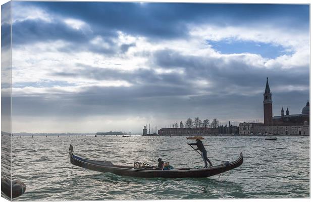 Gondola Canvas Print by Gail Johnson