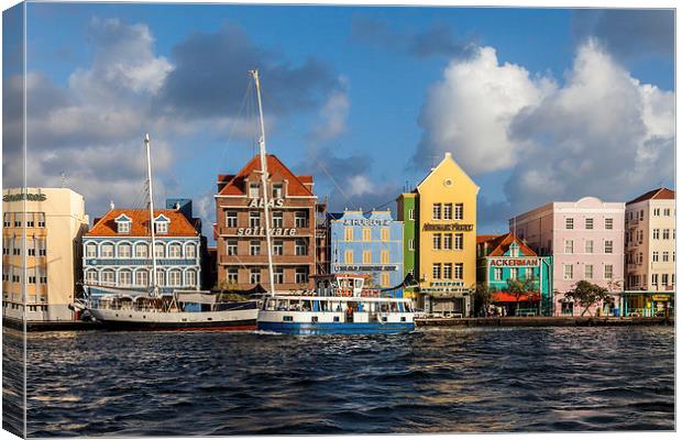 Views around Curacao Caribbean island Canvas Print by Gail Johnson