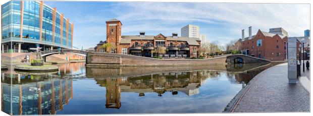 Views around Birmingham city centre Uk Canvas Print by Gail Johnson