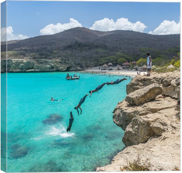 Curacao views Canvas Print by Gail Johnson