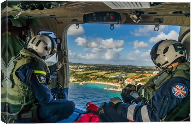 The Dutch Caribbean Coastguard Canvas Print by Gail Johnson