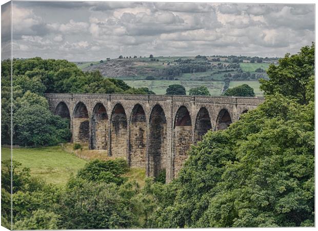 Hewenden Viaduct Cullingworth West Yorkshire Canvas Print by Glen Allen