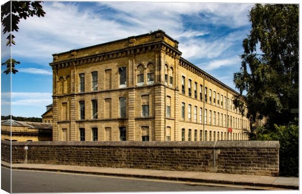 1853 Mill Building Saltaire Canvas Print by Glen Allen