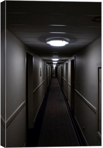 Hotel Corridor  Canvas Print by Glen Allen