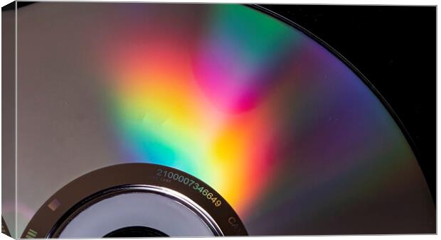 DVD Rainbow Canvas Print by Glen Allen