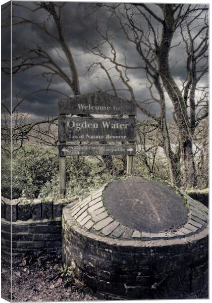 Welcome to Ogden Water  Canvas Print by Glen Allen