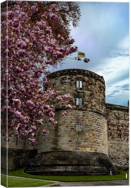 Skipton Castle 01 Canvas Print by Glen Allen