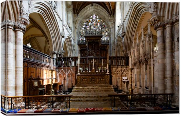 Aspe - Selby Abbey Canvas Print by Glen Allen