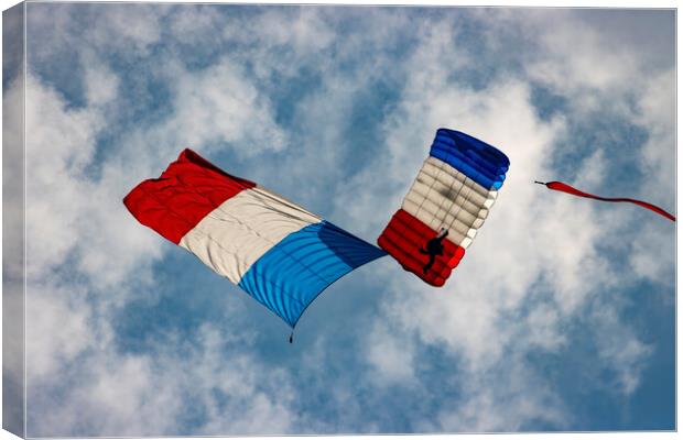 Flying the French Flag Canvas Print by Glen Allen