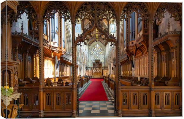 Selby Abbey 03 2024 Canvas Print by Glen Allen