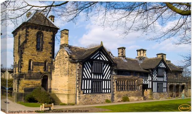 Shibden Hall - Halifax England Canvas Print by Glen Allen