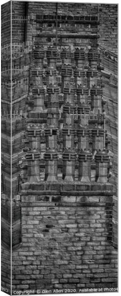 Chimneys - Pano Canvas Print by Glen Allen