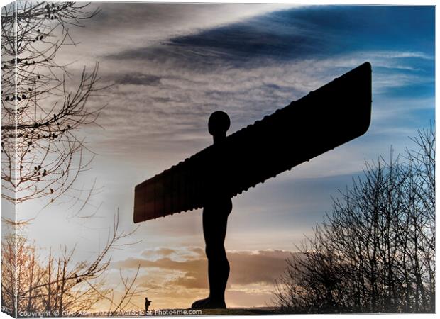 Angel of the North III Canvas Print by Glen Allen