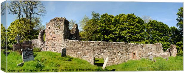 Layd Church Canvas Print by Stephen Maxwell