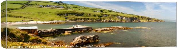 Portmuck Canvas Print by Stephen Maxwell