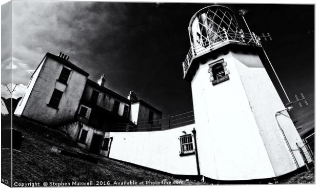 Blackhead Lighthouse Canvas Print by Stephen Maxwell