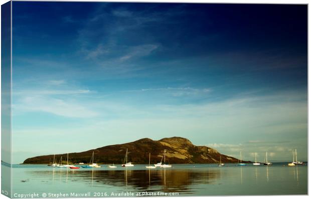 Holy Island Canvas Print by Stephen Maxwell