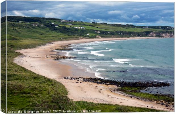 White Park Bay Canvas Print by Stephen Maxwell