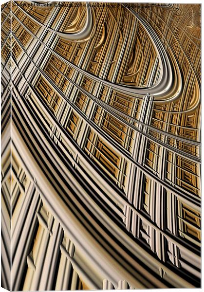 Celestial Harp Canvas Print by John Edwards
