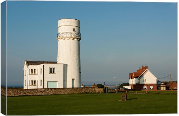 Hunstanton Lighthouse, Norfolk, UK Canvas Print by John Edwards