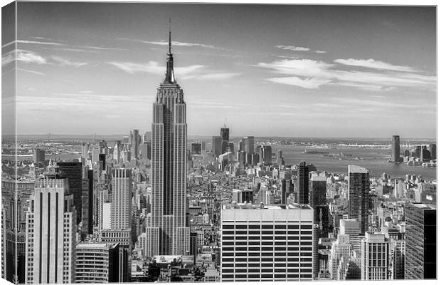 The Empire State Canvas Print by Sharpimage NET