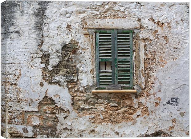 Old Window Canvas Print by Sharpimage NET