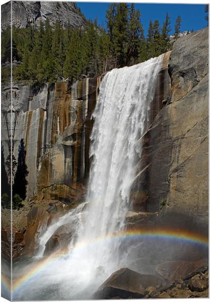Vernal falls, Yosemite National Park Canvas Print by Sharpimage NET